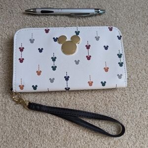 Disney Mickey AOP wallet and phone holder clutch